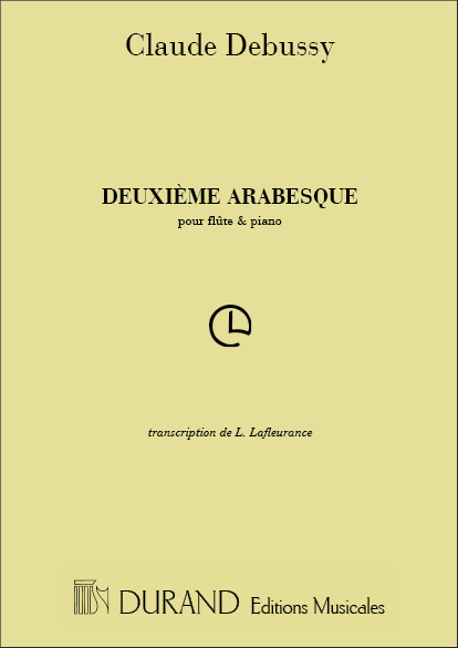 Claude Debussy: Deuxieme Arabesque Pour Flute Et Piano: Flute