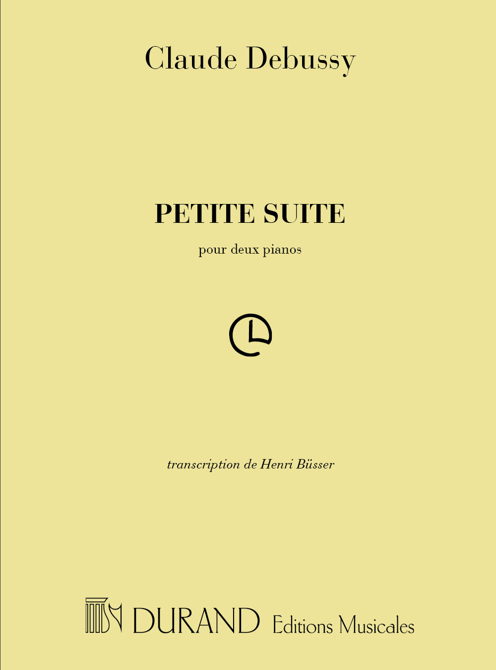 Claude Debussy: Petite Suite 2 Pianos: Piano Duet: Score