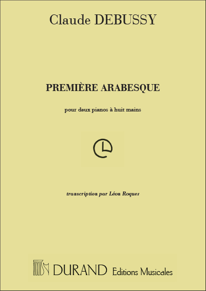 Claude Debussy: Premiere Arabesque: Piano Duet: Score