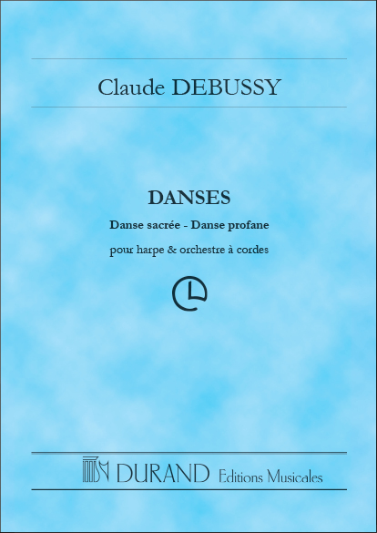 Claude Debussy: Danse sacrée et danse profane: Harp: Study Score