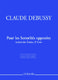 Claude Debussy: Pour les sonorites opposées: Piano: Instrumental Work