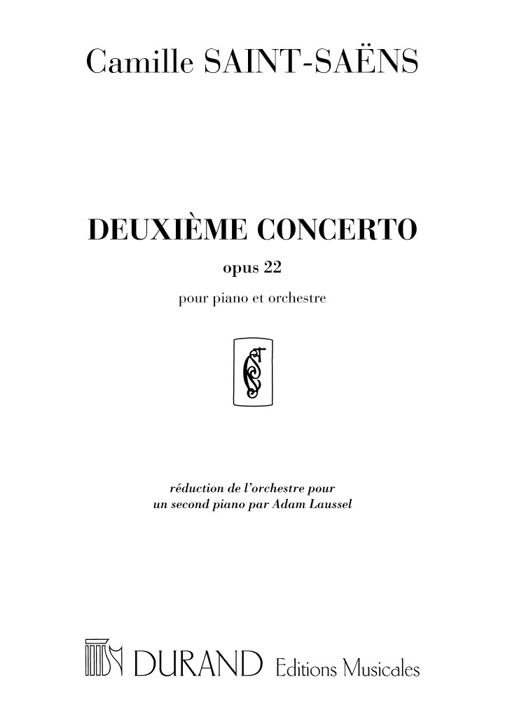 Camille Saint-Saëns: Deuxieme Concerto opus 22: Piano Duet