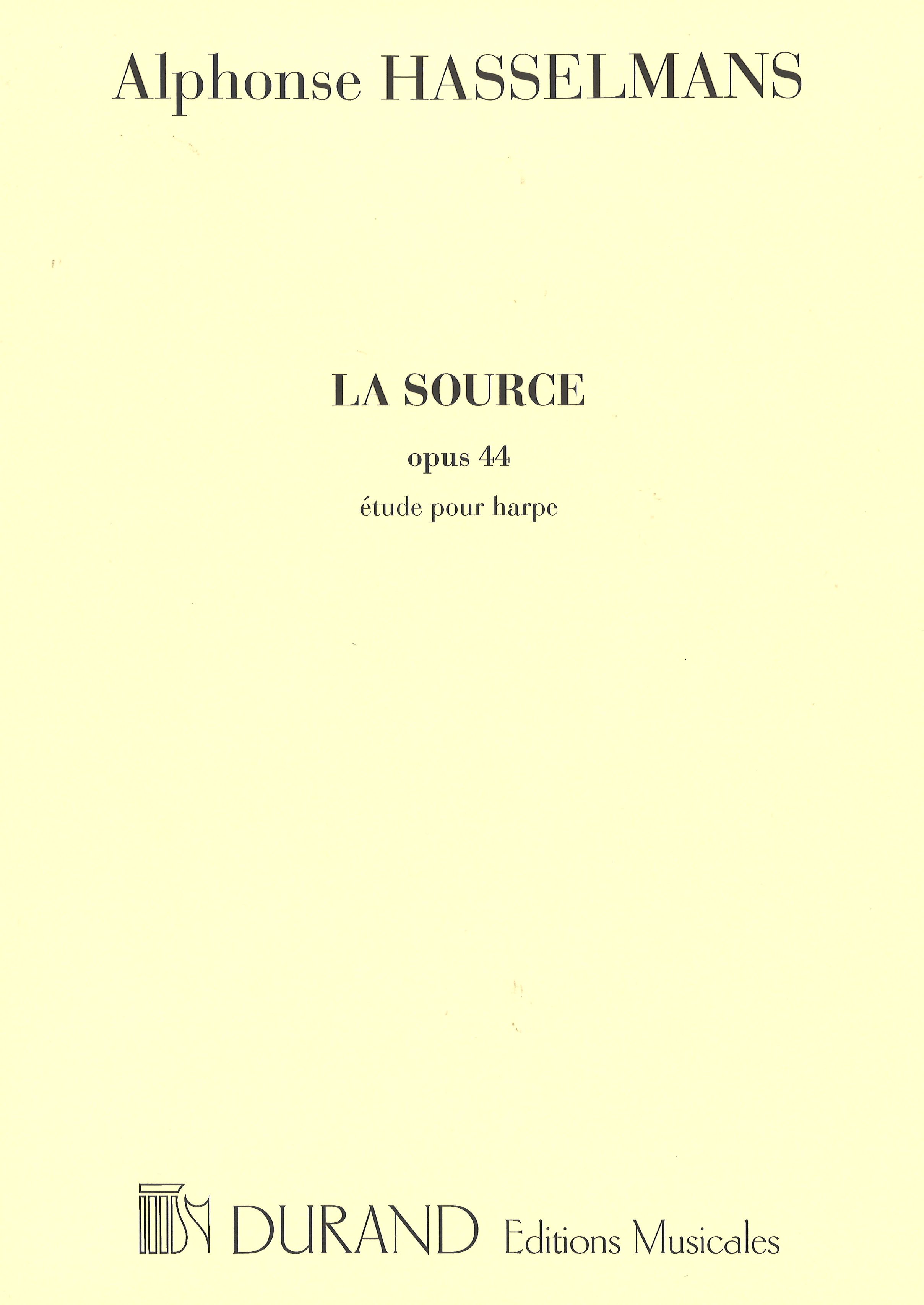 Alphonse Hasselmans: La Source Opus 44: Harp