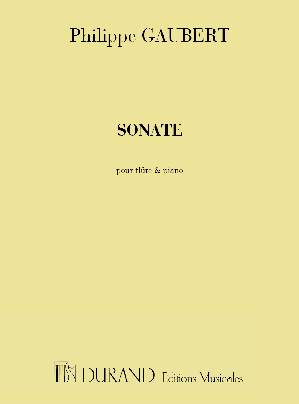 Philippe Gaubert: Sonate A Major: Flute: Instrumental Work