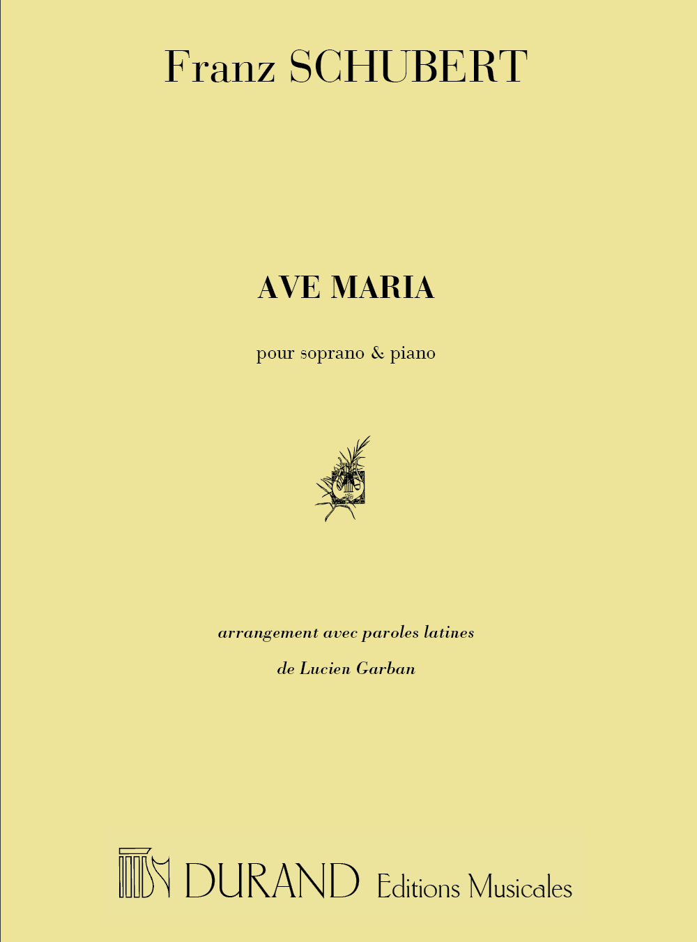 Franz Schubert: Ave Maria: Soprano: Vocal Work