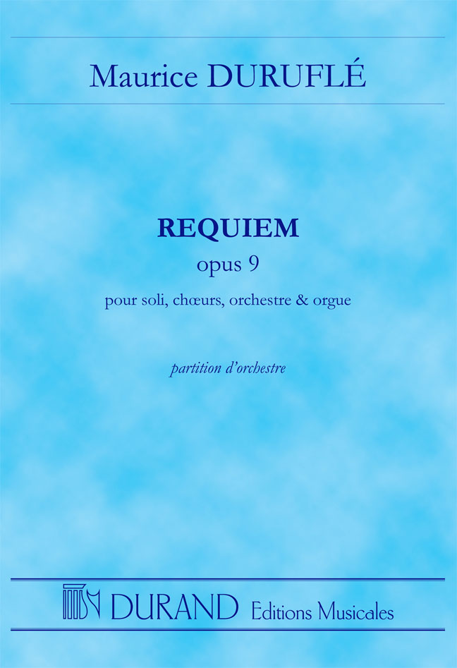 Maurice Durufl: Requiem Opus 9 - Partition de Poche: Mixed Choir: Instrumental