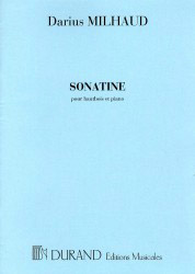 Darius Milhaud: Sonatine Hautbois-Piano: Oboe