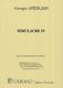 Georges Aperghis: Simulacre IV: Clarinet