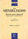 Felix Mendelssohn Bartholdy: Oeuvres Pour Piano - Vol. 3 Revision Maurice Ravel: