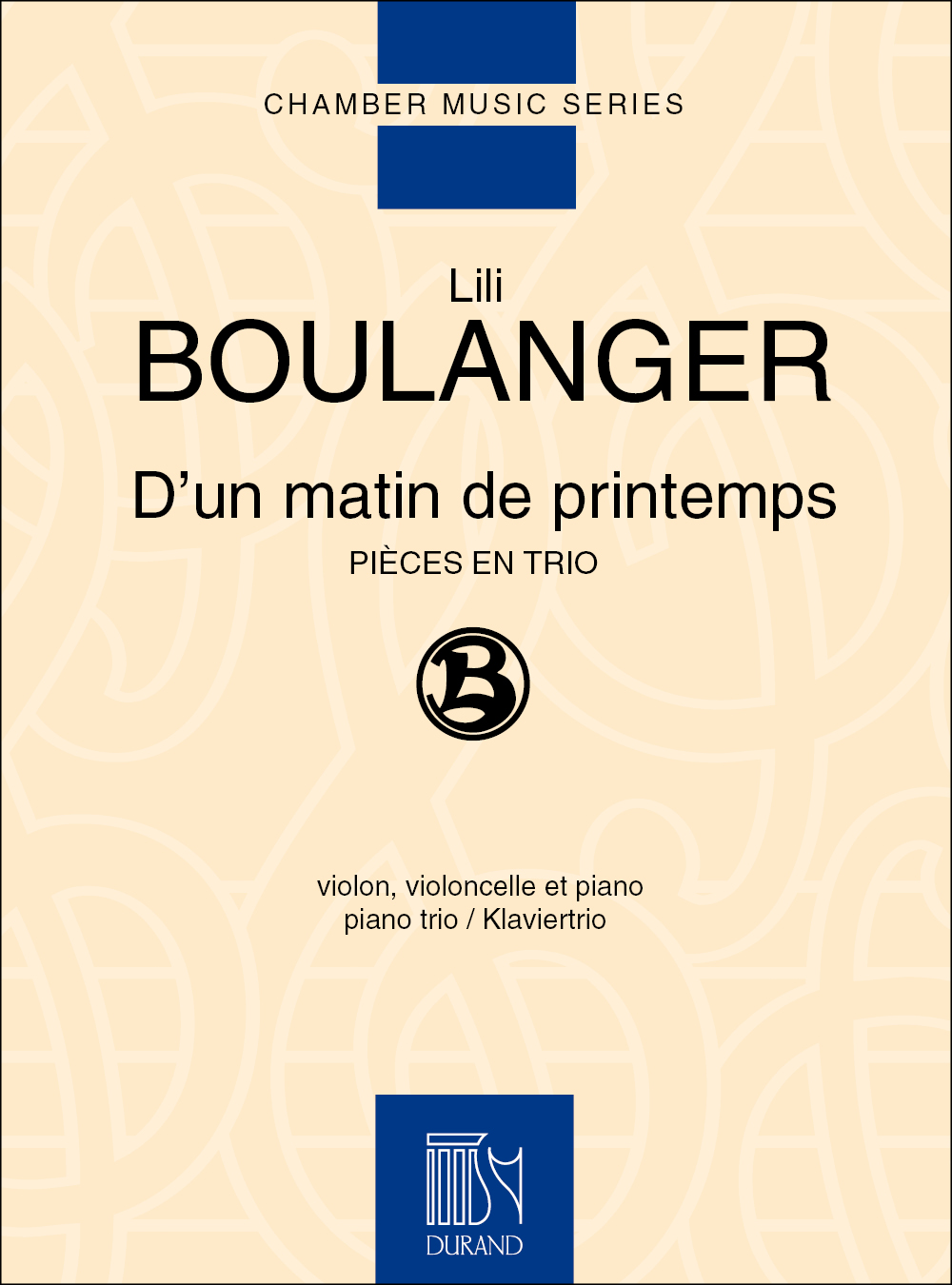 Lili Boulanger: D'Un Matin De Printemps: String Trio: Score and Parts