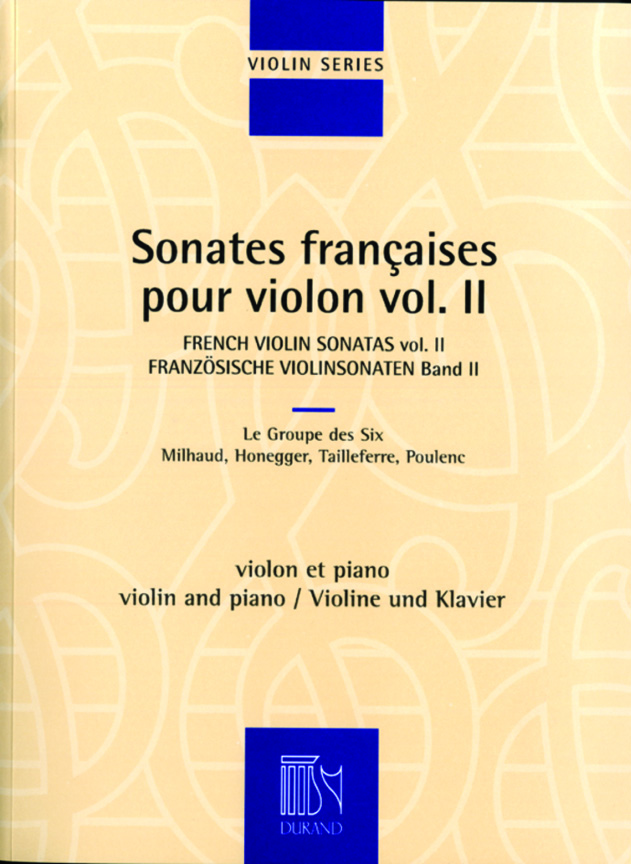 French Violin Sonatas Vol.2: Violin