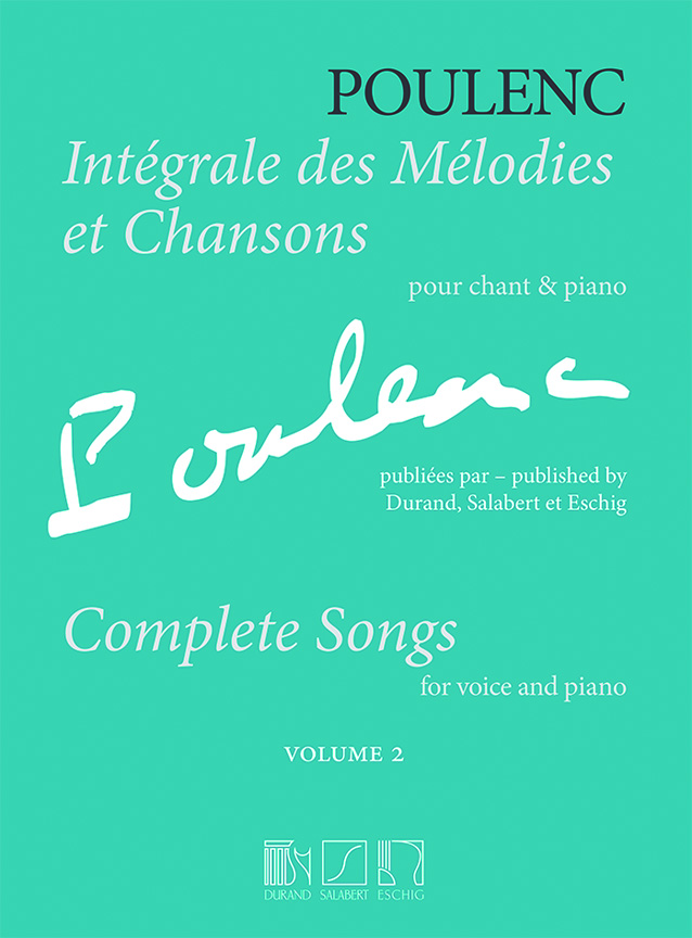 Francis Poulenc: Integrale des Melodies et Chansons Vol.2: Voice: Instrumental