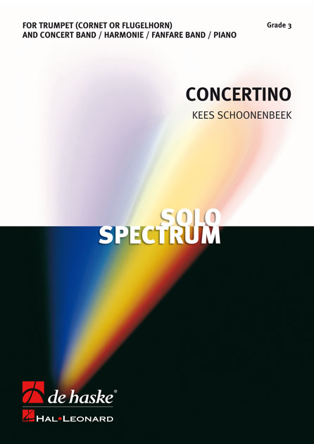 Kees Schoonenbeek: Concertino for Trumpet: Concert Band: Score