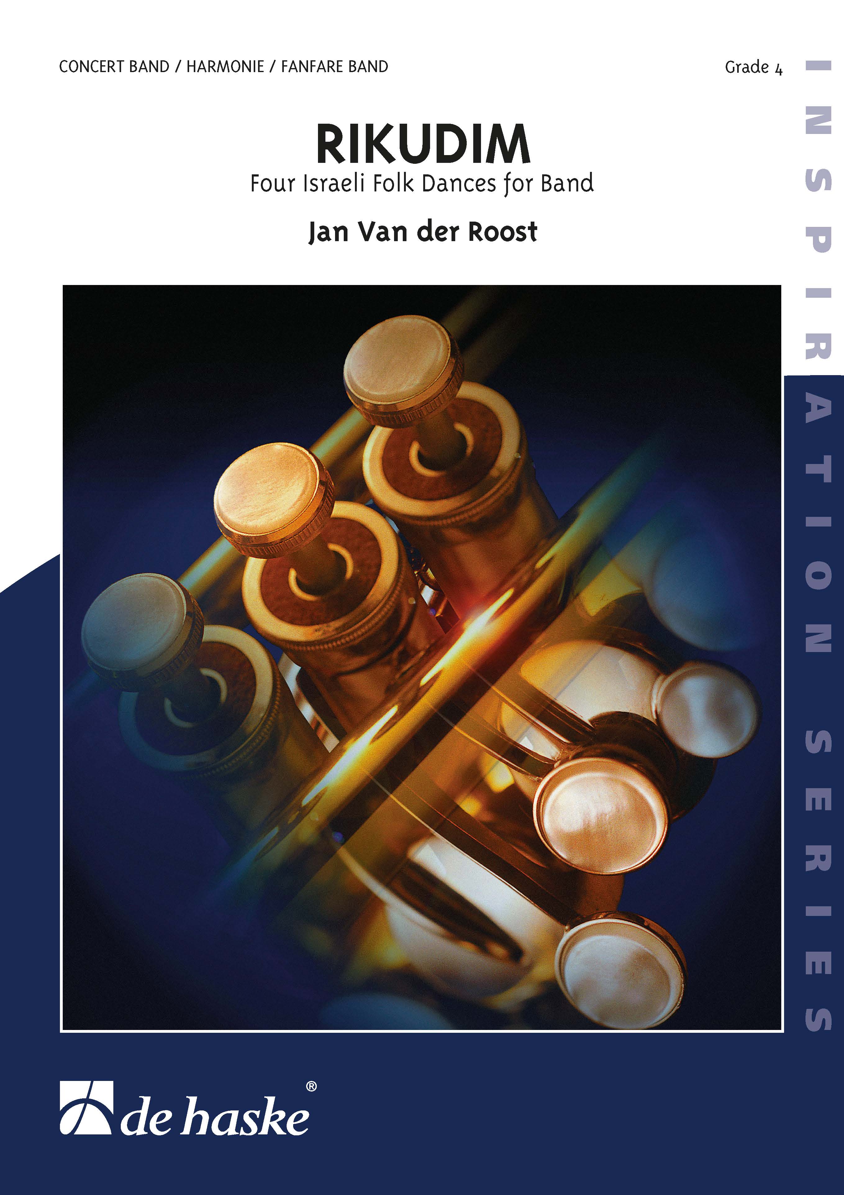 Jan Van der  Roost: Rikudim: Fanfare Band: Score & Parts