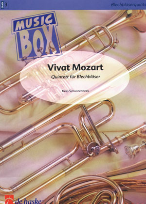 Kees Schoonenbeek: Vivat Mozart: Brass Ensemble: Score & Parts