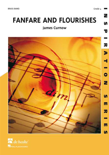 James Curnow: Fanfare and Flourishes: Brass Band: Score & Parts