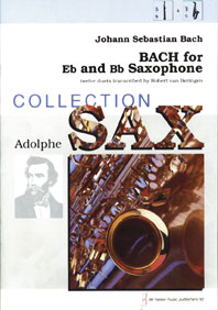 Johann Sebastian Bach: Bach for Eb and Bb Saxophone: Saxophone Duet: