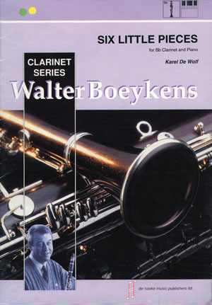 Karel de Wolf: Six Little Pieces: Clarinet: Instrumental Work