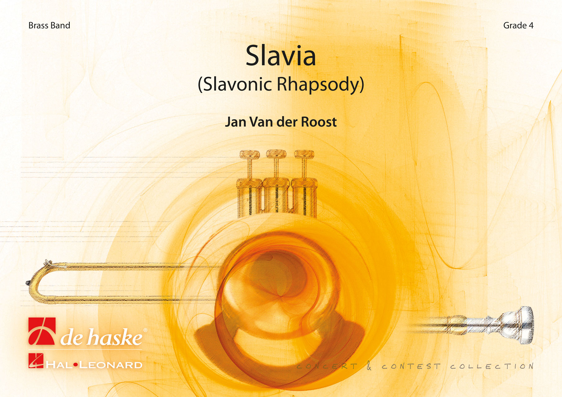 Jan Van der  Roost: Slavia: Brass Band: Score