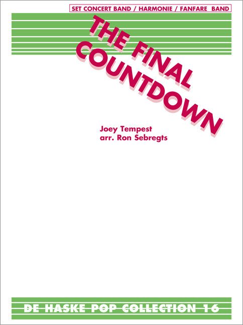 Joey Tempest: The Final Countdown: Concert Band: Score & Parts