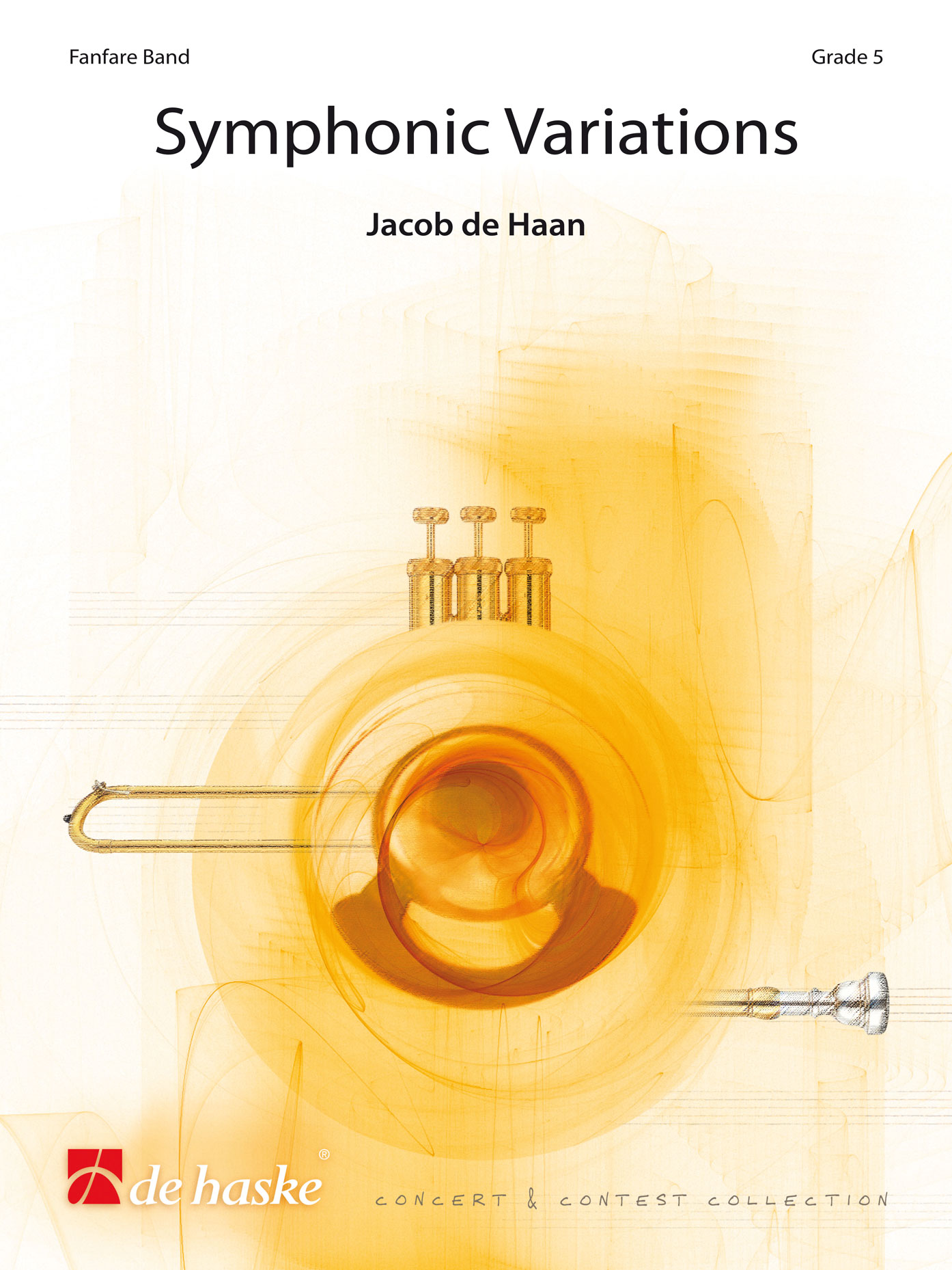 Jacob de Haan: Symphonic Variations: Fanfare Band: Score & Parts