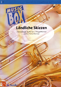 Stefan Rabe: Ländliche Skizzen: Brass Ensemble: Score & Parts