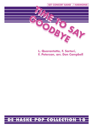 Time To Say Goodbye: Fanfare Band: Score & Parts