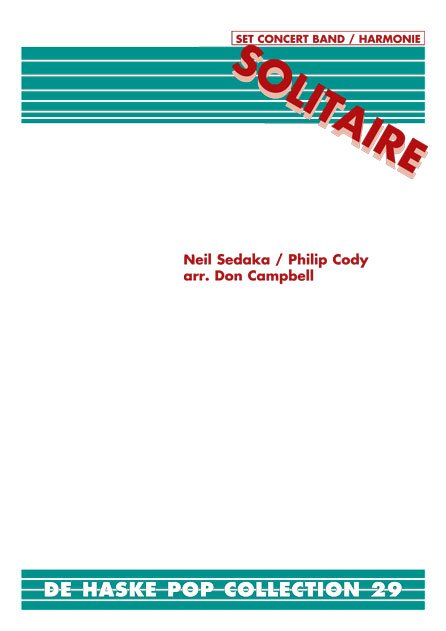 Neil Sedaka: Solitaire: Concert Band: Score