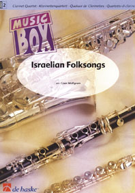 Traditional: Israelian Folksongs: Clarinet Ensemble: Score & Parts