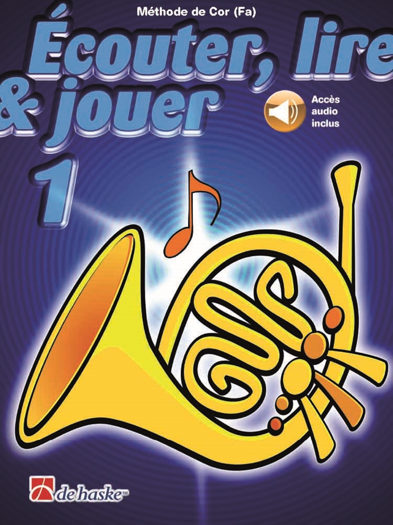 Écouter  lire and jouer 1 Cor (Fa): French Horn Solo: Instrumental Tutor