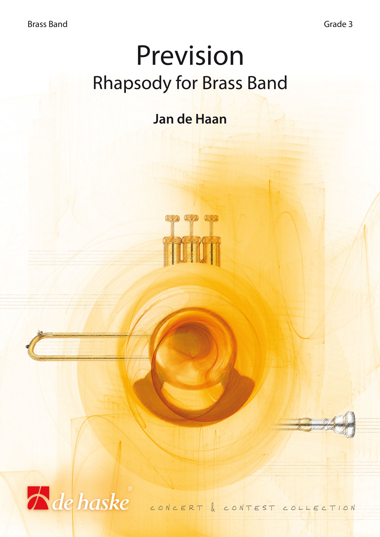 Jan de Haan: Prevision (CD incl.): Brass Band: Score & Parts