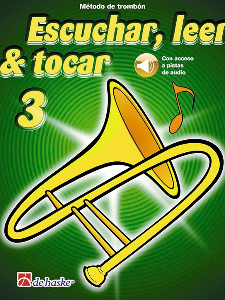 Escuchar  leer & tocar 3 trombón: Trombone Solo: Instrumental Tutor