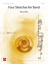 Marco Ptz: Four Sketches for Band: Concert Band: Score & Parts