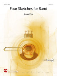 Marco Ptz: Four Sketches for Band: Fanfare Band: Score & Parts