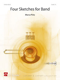 Marco Ptz: Four Sketches for Band: Fanfare Band: Score