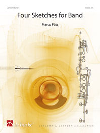 Marco Ptz: Four Sketches for Band: Concert Band: Score