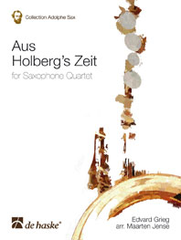 Edvard Grieg: Aus Holberg's Zeit: Saxophone Ensemble: Score & Parts
