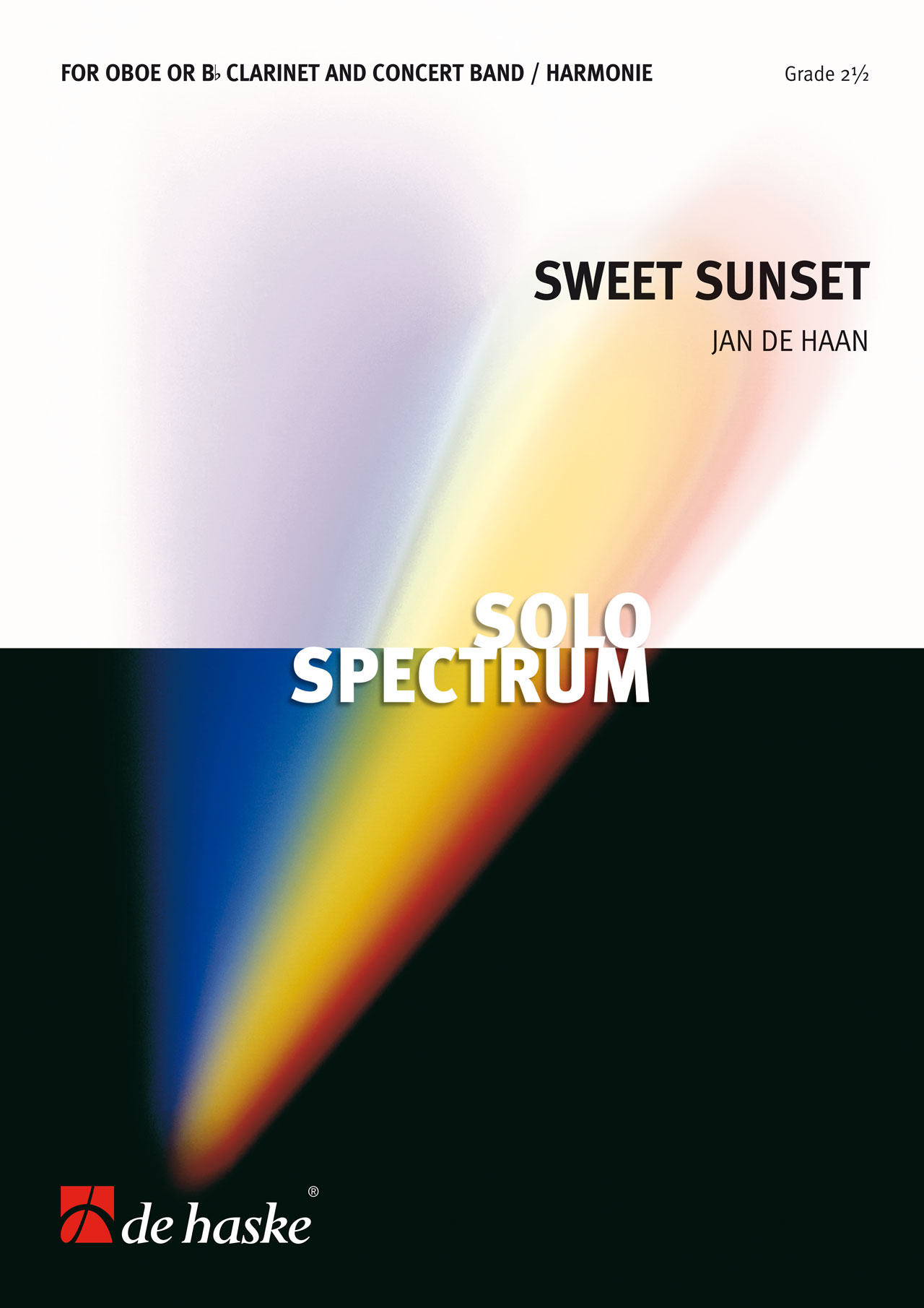 Jan de Haan: Sweet Sunset: Concert Band: Score
