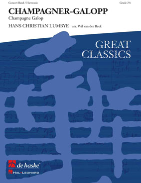 Hans Christian Lumbye: Champagner-Galopp: Concert Band: Score