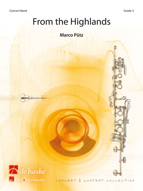 Marco Ptz: From the Highlands: Concert Band: Score
