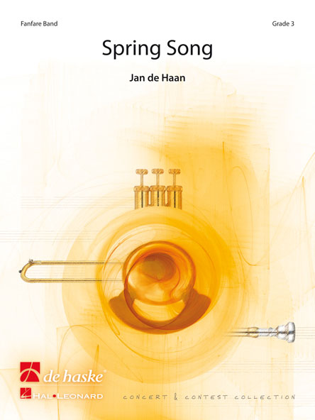 Jan de Haan: Spring Song: Fanfare Band: Score
