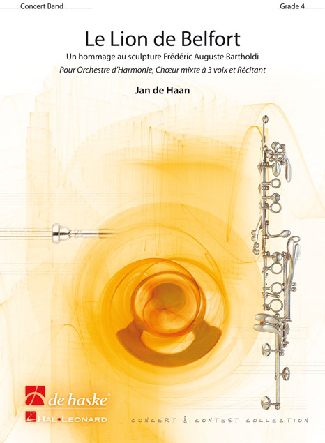 Jan de Haan: Le Lion de Belfort: Concert Band: Score & Parts