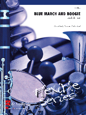 Jacob de Haan: Blue March and Boogie: Concert Band: Score
