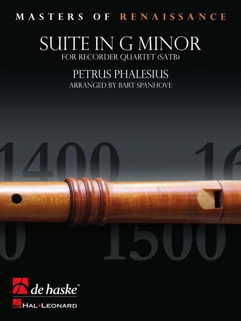 Petrus Phalesius: Suite in G minor: Recorder Ensemble: Score & Parts