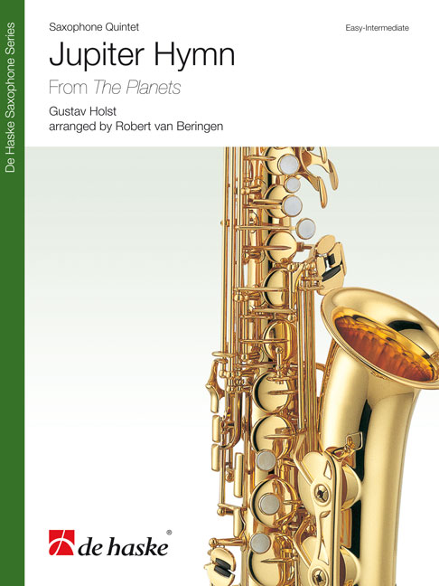 Gustav Holst: Jupiter Hymn: Saxophone Ensemble: Score & Parts
