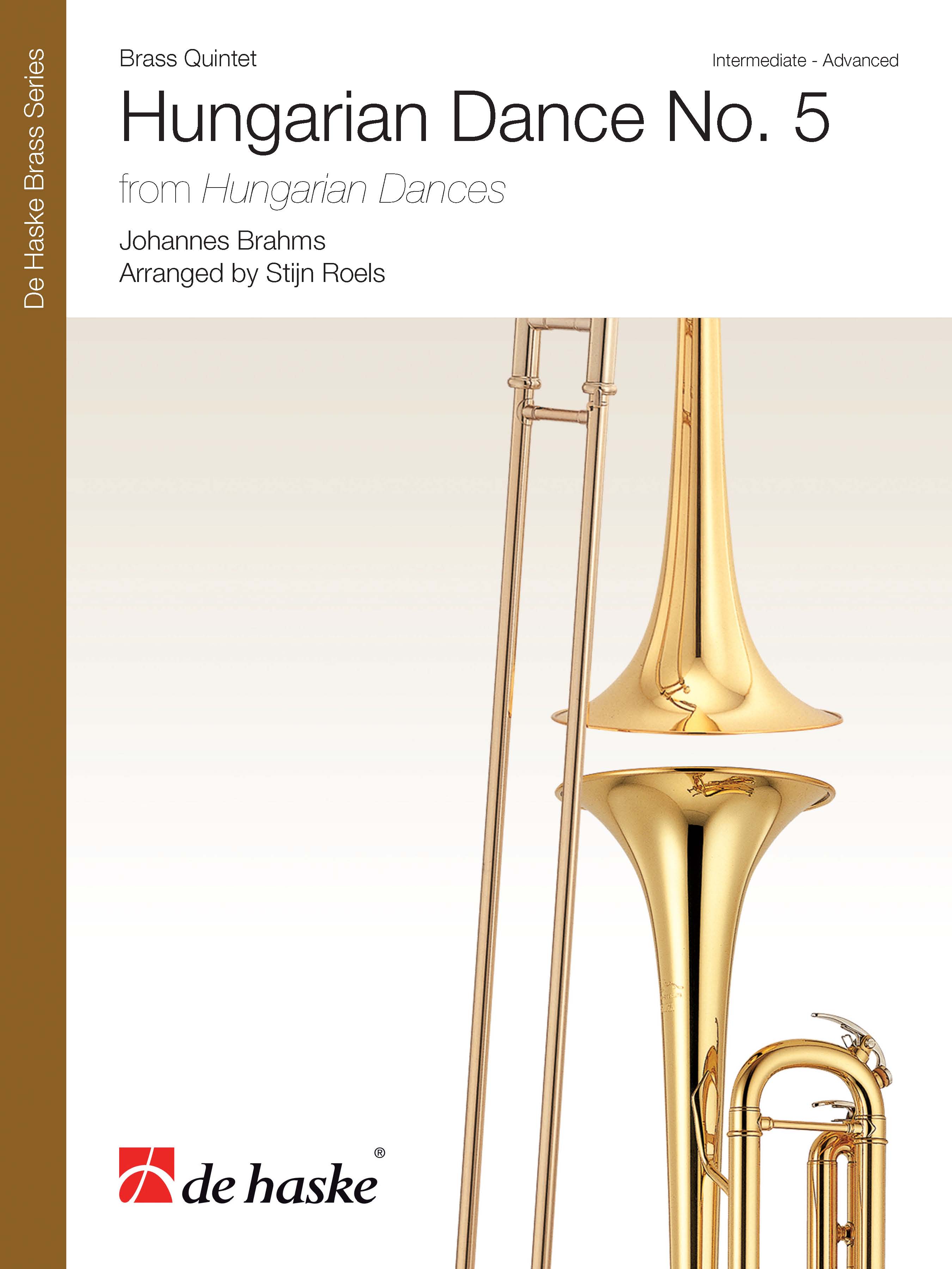 Johannes Brahms: Hungarian Dance No. 5: Brass Ensemble: Score & Parts