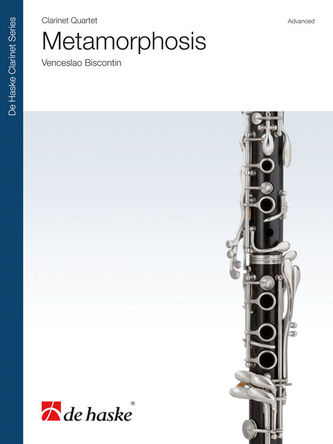 Venceslao Biscontin: Metamorphosis: Clarinet Ensemble: Score & Parts