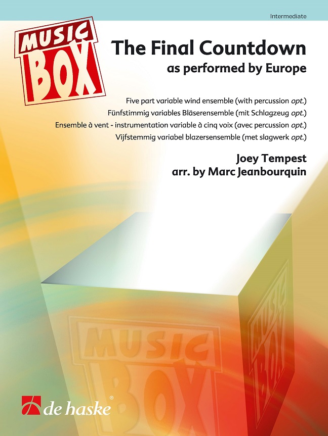 Joey Tempest: The Final Countdown: Wind Ensemble: Score & Parts