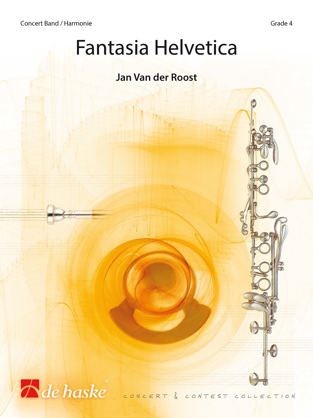 Jan Van der  Roost: Fantasia Helvetica: Concert Band: Score & Parts