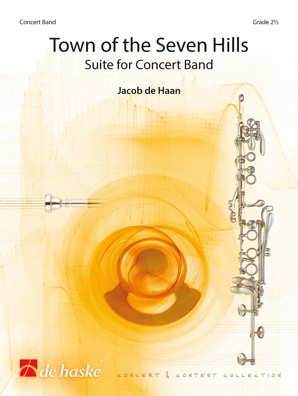 Jacob de Haan: Town of the Seven Hills: Concert Band: Score & Parts